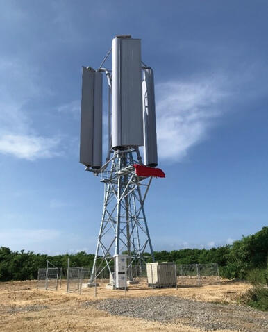 The Magnus Vertical Axis Wind Turbine 